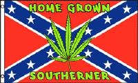 3'x5' Rebel Flag with Leaf [Home Grown Southern] 